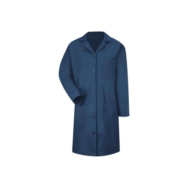 Vf Imagewear Red Kap Women's Button Front Lab Coat, Navy, Poly/Combed Cotton, S KP13NVRGS - main